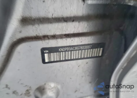 2016 Kia Sportage Lx from USA, damaged, VIN KNDPB3AC8G7833887